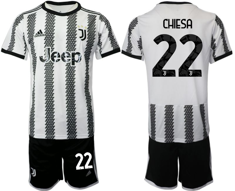 Men 2022-2023 Club Juventus FC home white 22 Soccer Jerseys